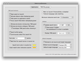 Preferences dialog